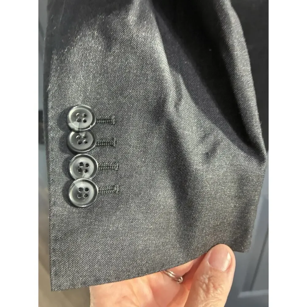 Suitsupply Blazer Mens 44 Pure Gray Wool Super 110s VBC Perennial
